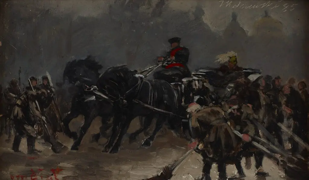 There Comes the Tsar, by Jacek Malczewski