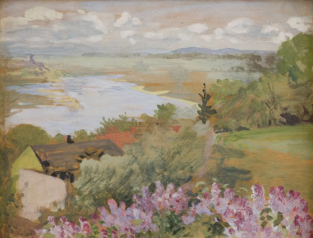 Valley of the Vistula from Zwierzyniec, by Jacek Malczewski