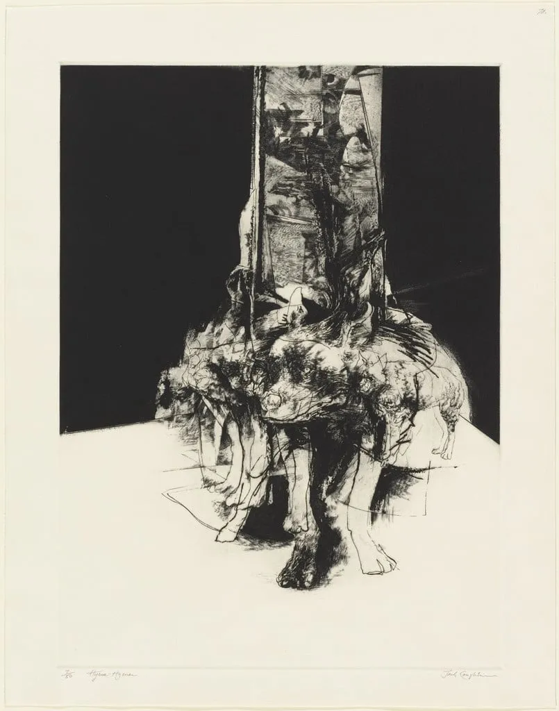 Untitled, by Jack Coughlin, ink, 1966