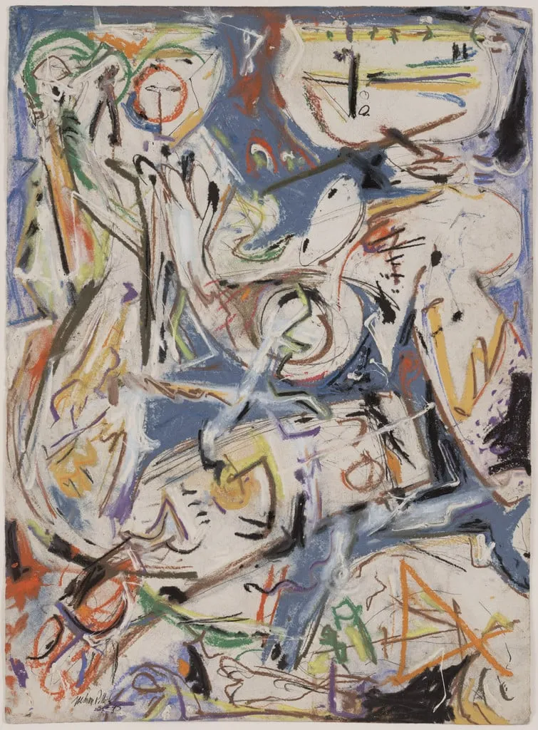 Untitled, by Jackson Pollock, gouache, 1945