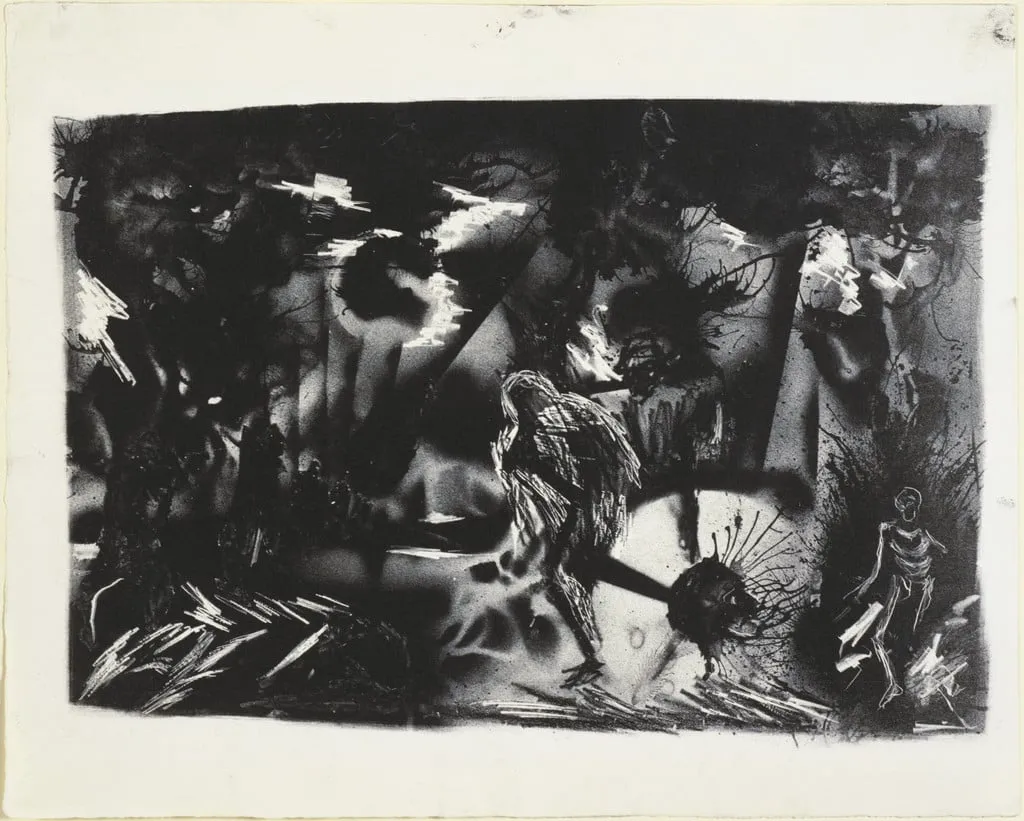 Untitled, by Jackson Pollock, ink, 1937