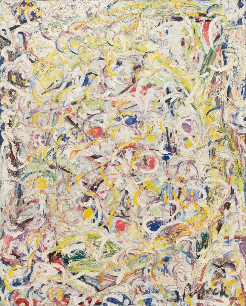 Untitled, by Jackson Pollock, oil, 1946