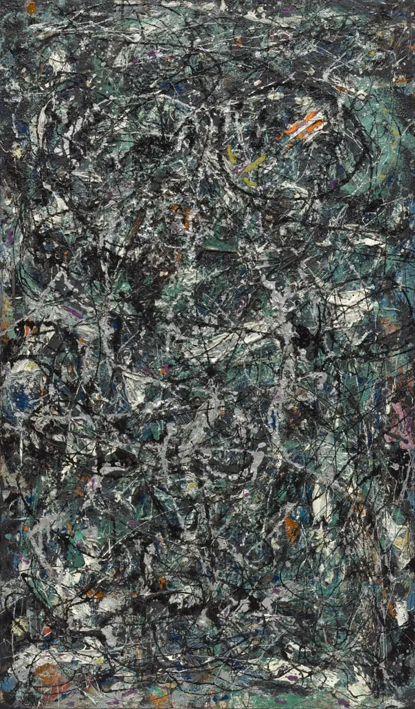 Untitled, by Jackson Pollock, oil, 1947