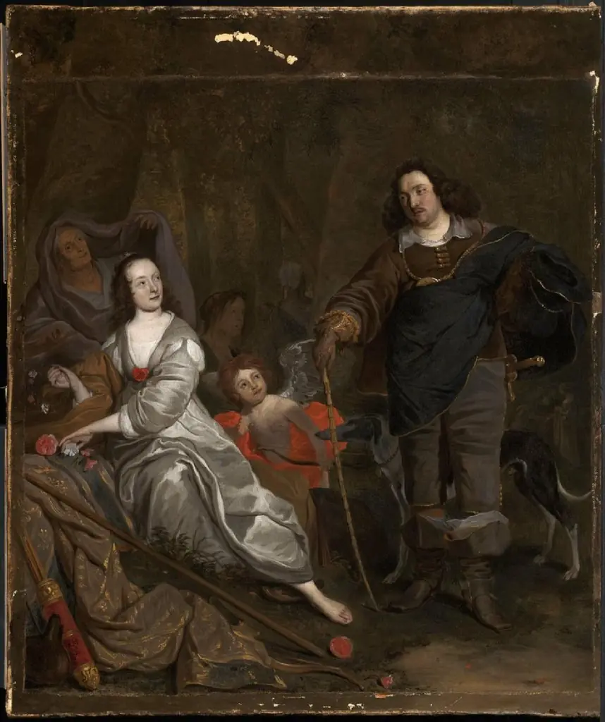 Don Juan and Constance, by Jacob Adriaensz Backer