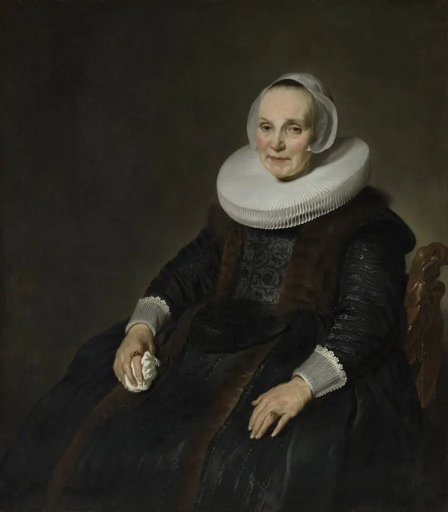 Portret van een vrouw, by Jacob Adriaensz Backer