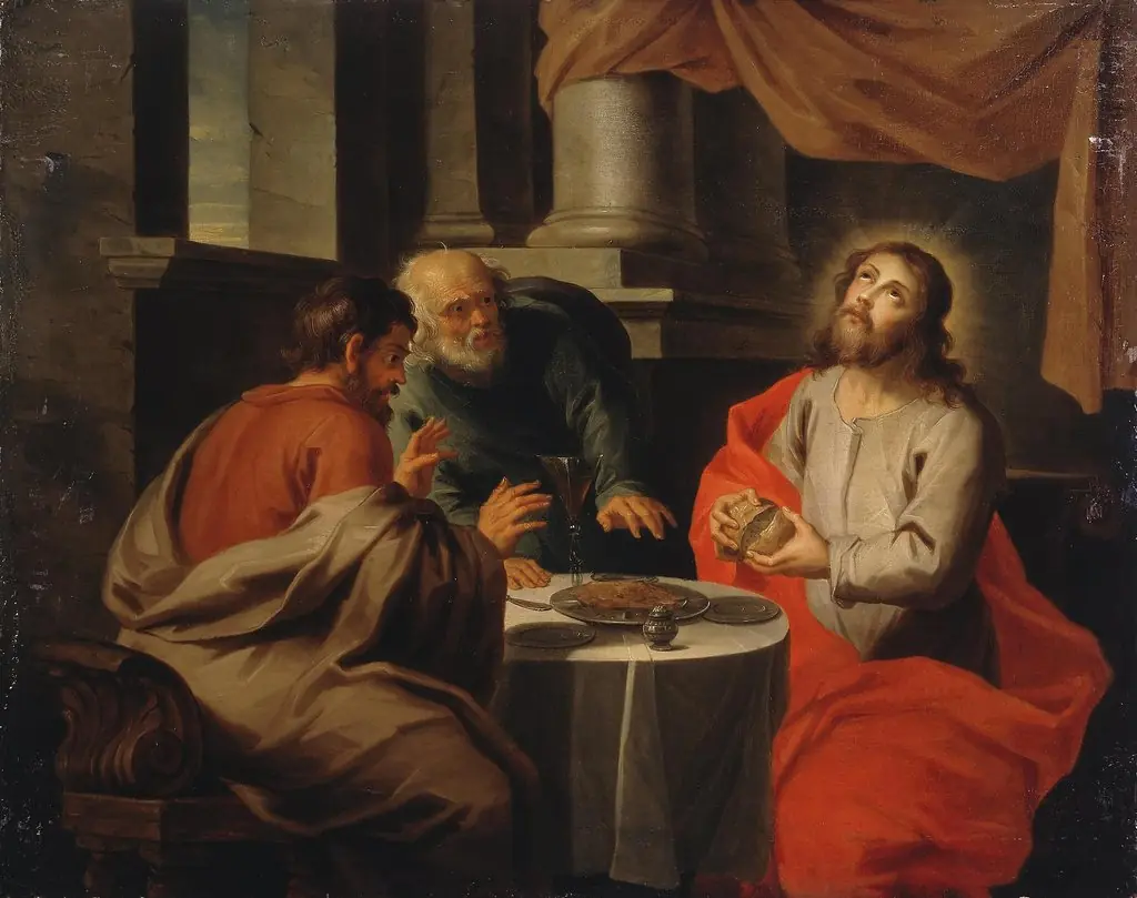 Christ and his Disciples in Emmaus, by Jacob Andries Beschey