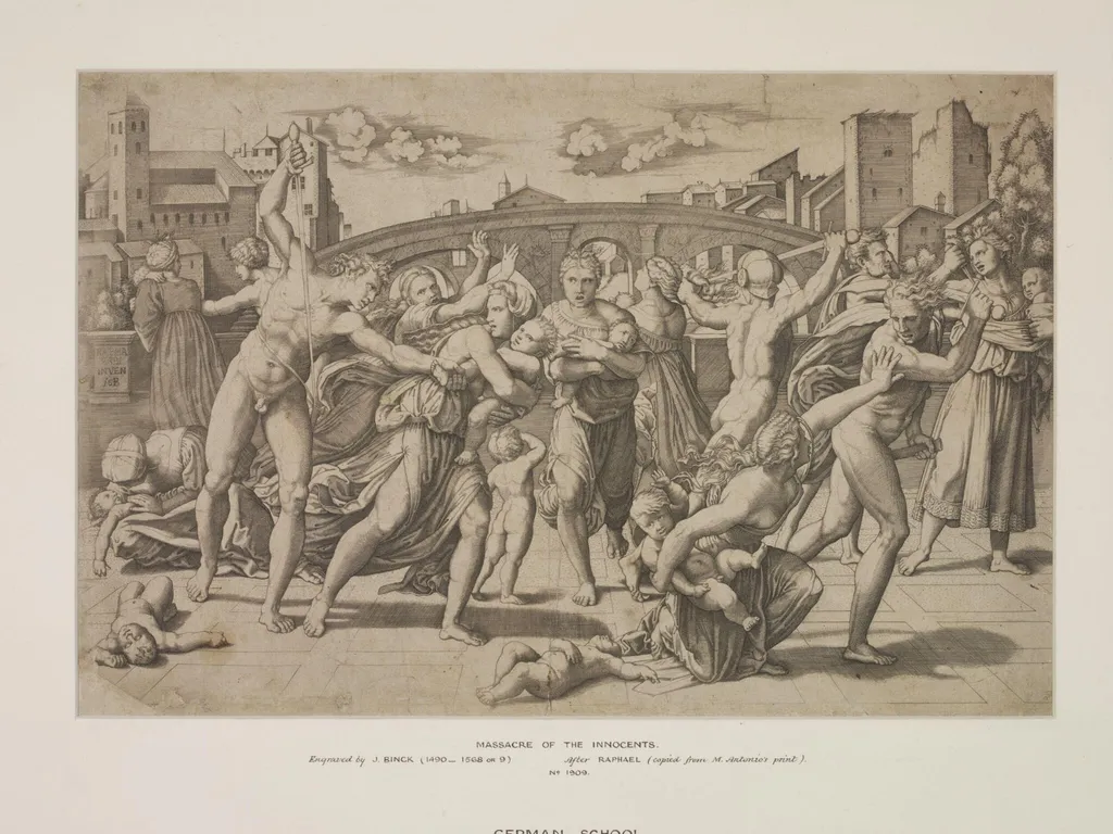 Massacre of the Innocents, by Jacob Binck, 1550