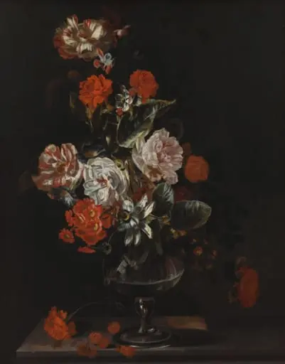 Still Life with Flowers, by Jacob Campo Weyerman