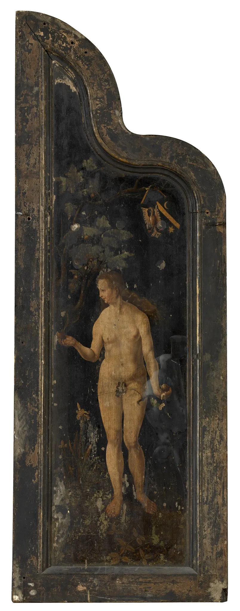 Eve, by Jacob Cornelisz van Oostsanen, oil, 1500