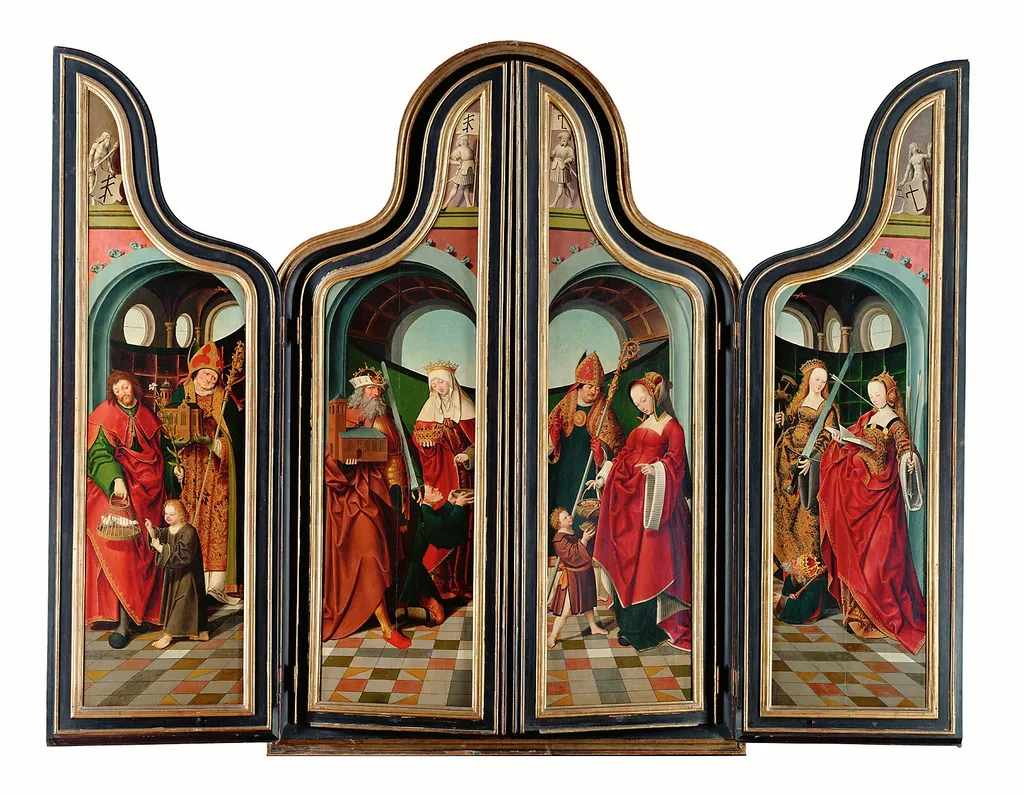 Hieronymus altarpiece, by Jacob Cornelisz van Oostsanen, oil, 1511
