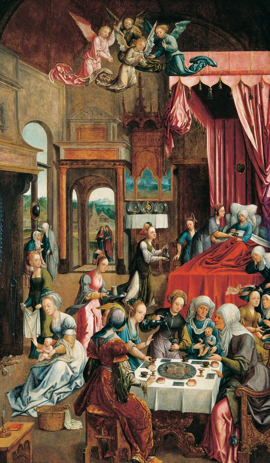 Nativity of the Virgin, by Jacob Cornelisz van Oostsanen, unspecified