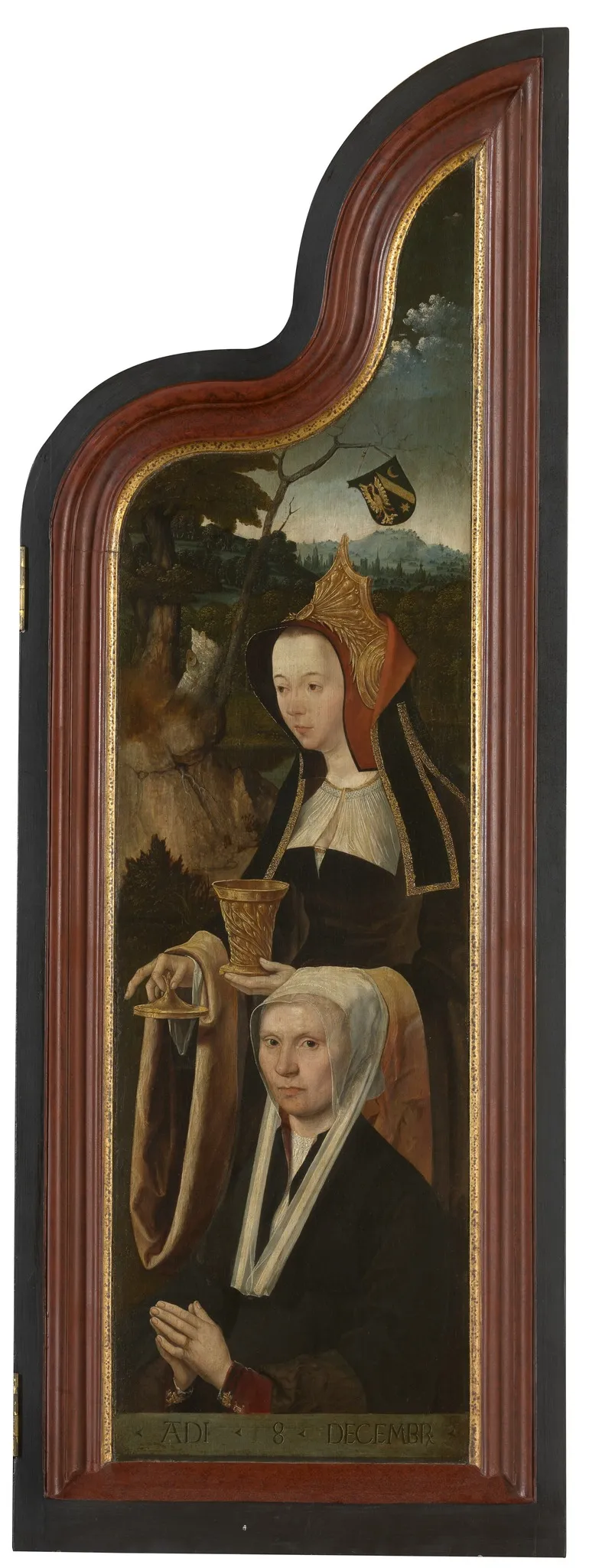 Portrait of Gerbrich Claesdr, by Jacob Cornelisz van Oostsanen, oil, 1515