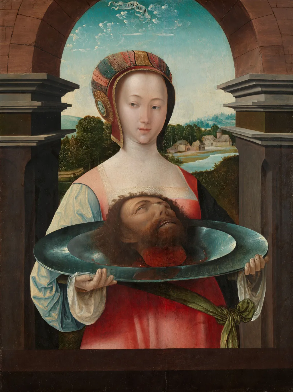 Salome with the Head of John the Baptist, by Jacob Cornelisz van Oostsanen, oil, 1524
