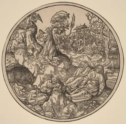 The Agony in the Garden, by Jacob Cornelisz van Oostsanen