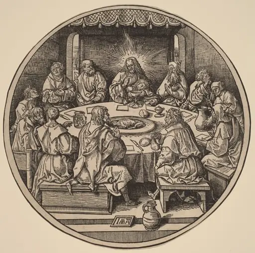 The Last Supper, by Jacob Cornelisz van Oostsanen