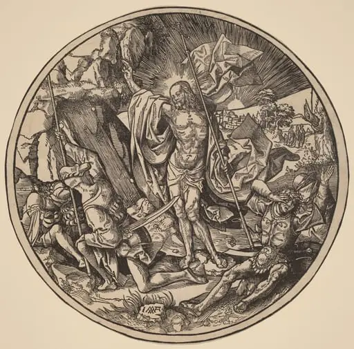 The Resurrection and the Holy Women on Their Way to Christ's Sepulchre, by Jacob Cornelisz van Oostsanen