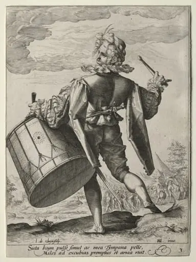 Drummer, by Jacob de Gheyn II