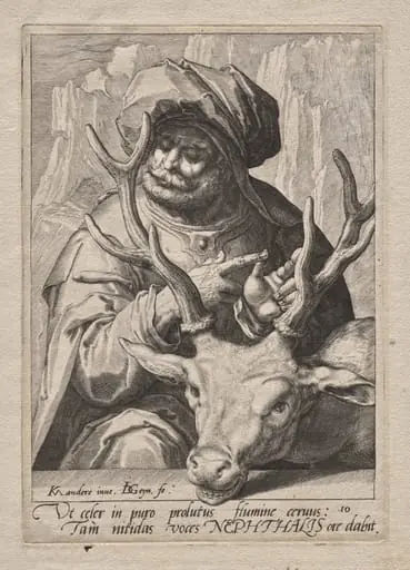 Plate 10: Naphtali, by Jacob de Gheyn II
