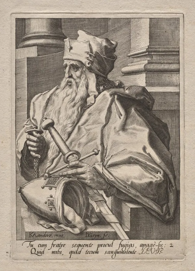 Plate 2: Levi, by Jacob de Gheyn II, 1589
