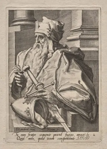 Plate 2: Levi, by Jacob de Gheyn II