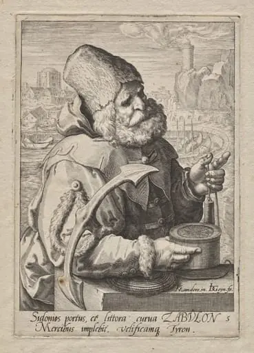 Plate 5: Zabulun, by Jacob de Gheyn II