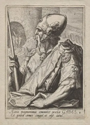 Plate 8: Gad, by Jacob de Gheyn II