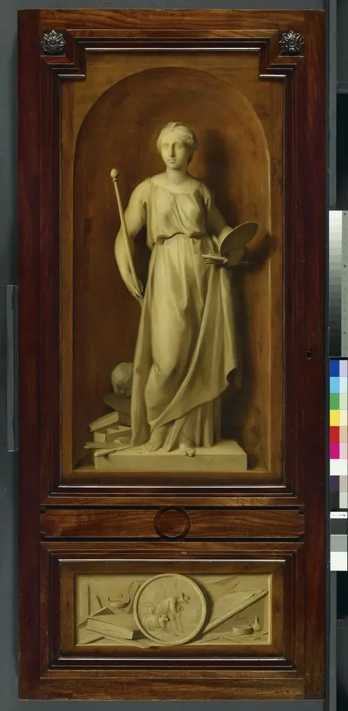 Allegorie op Pictura met de symbolen van de schilderkunst, by Jacob de Wit