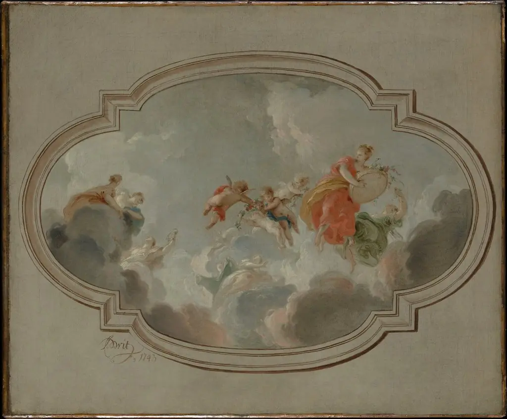 Flora and Zephyr, by Jacob de Wit