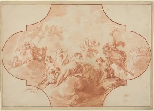 The Judgment of Paris, by Jacob de Wit