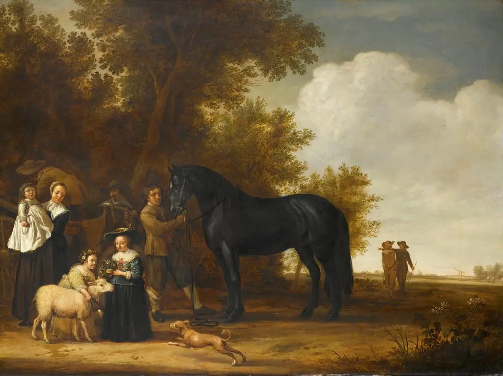 Group portrait in a landscape