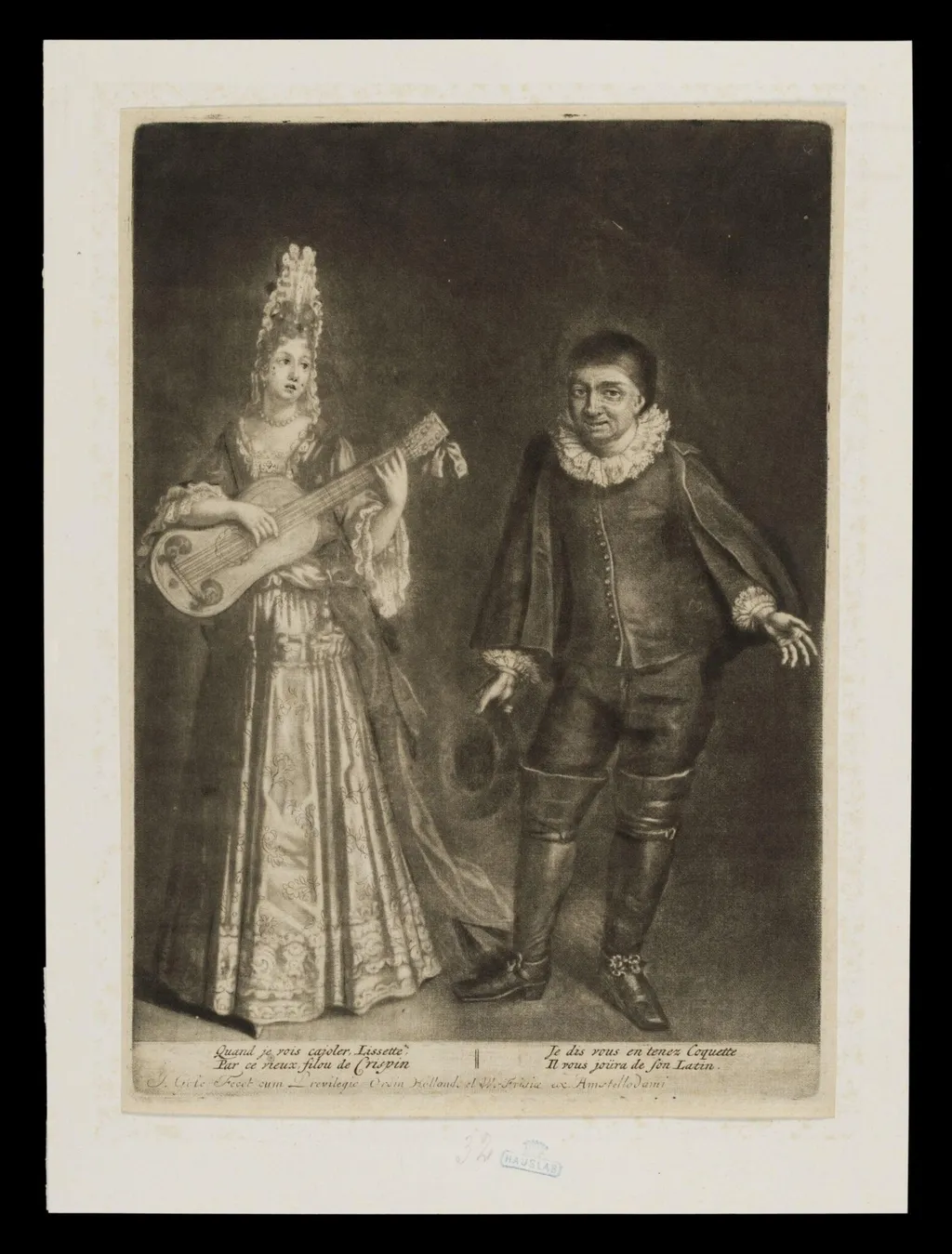 H Beard Print Collection, by Jacob Gole, 1660