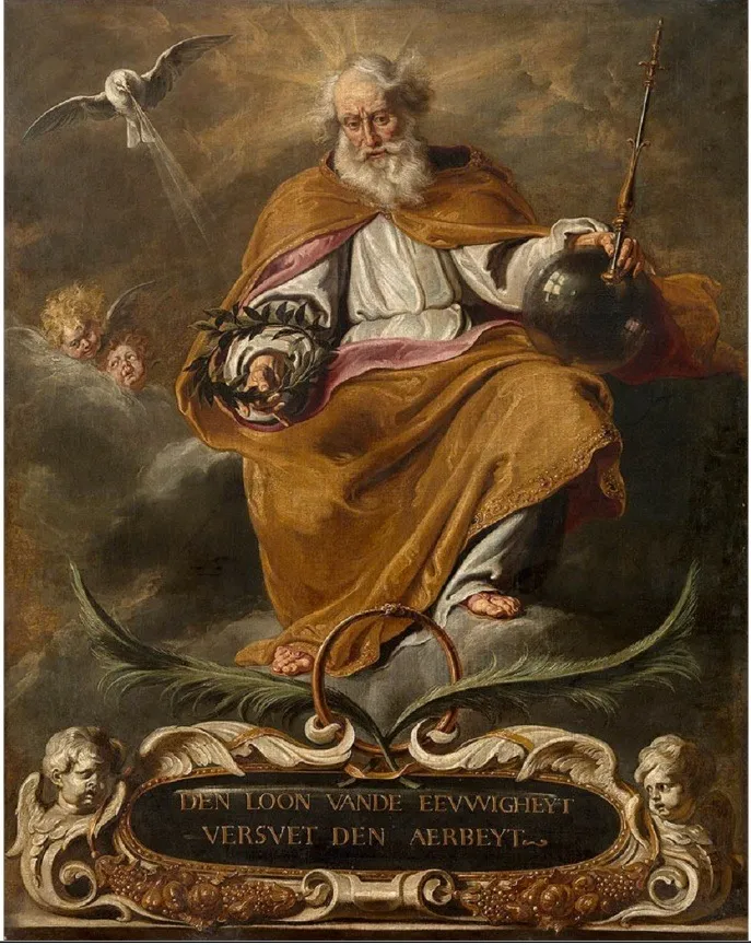 God the Father, by Jacob Herreyns I, oil
