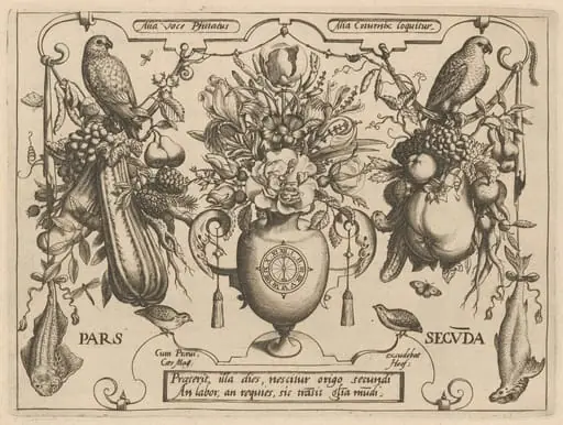 Archetypa studiaque patris Georgii Hoefnagelii [Part 2, Title Page], by Jacob Hoefnagel