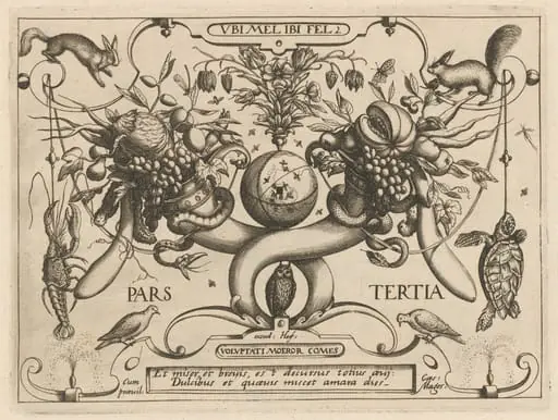 Archetypa studiaque patris Georgii Hoefnagelii [Part 3, Plate 1], by Jacob Hoefnagel
