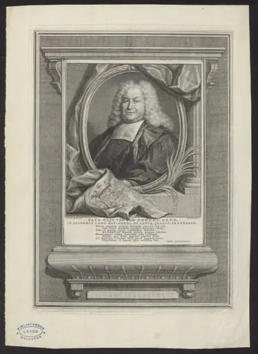 Portrait of Taco Hajo van den Honert, by Jacob, Houbraken