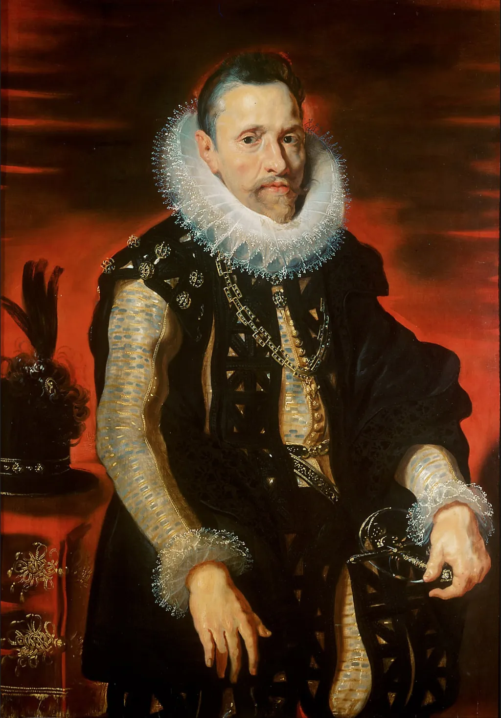 Albert VII, Archduke of Austria, by Jacob Jordaens, oil, 1620