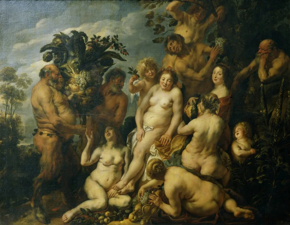 Allegory of Fertility, by Jacob Jordaens, oil, 1650