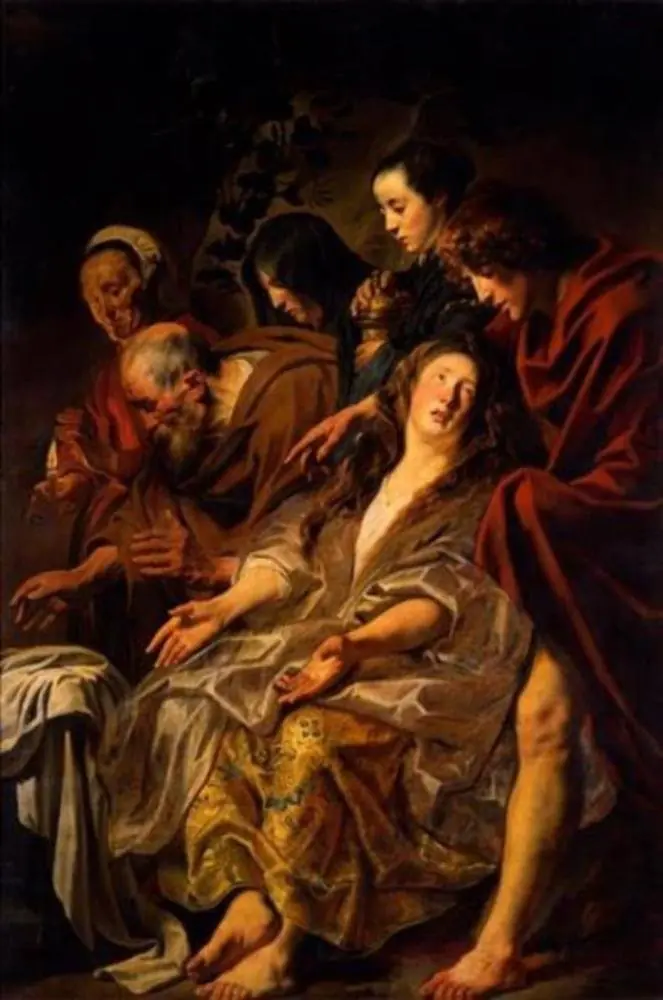 Die Angehörigen Christi am Grabe, by Jacob Jordaens