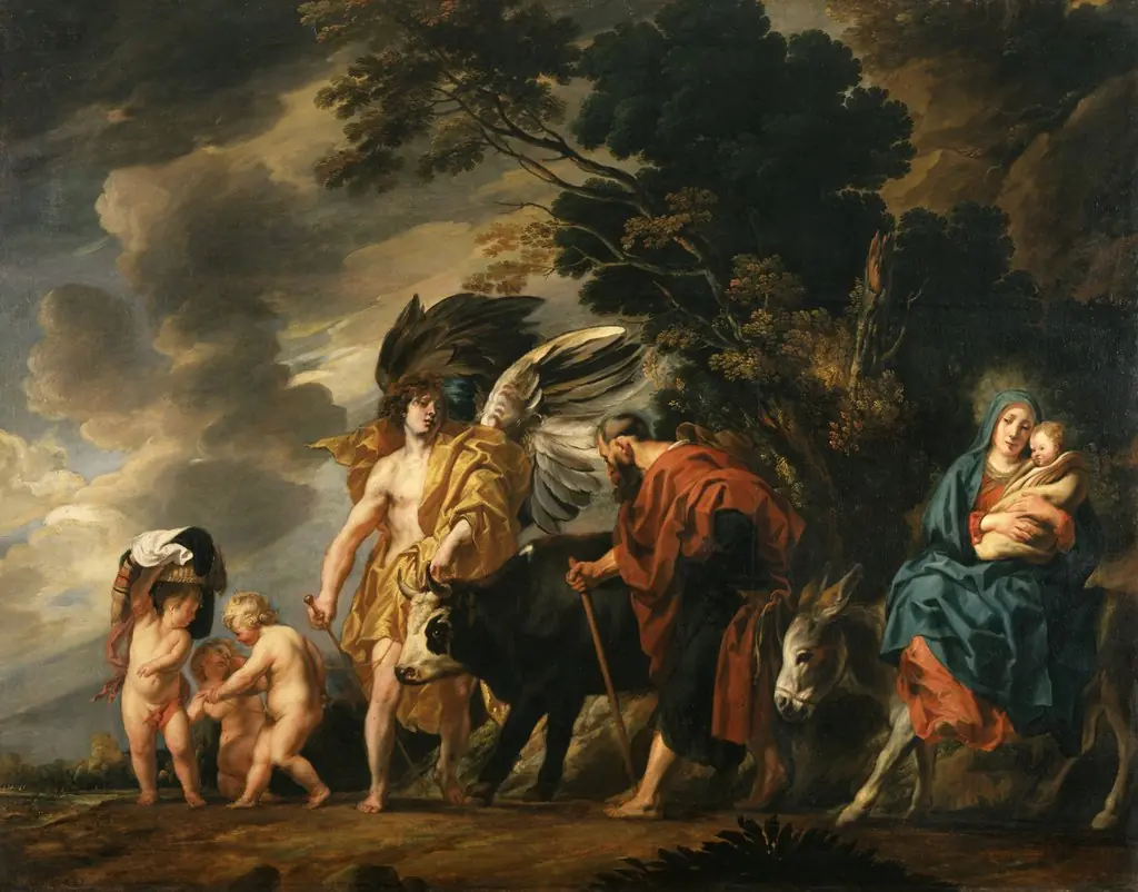 Flight of the Holy Family into Egypt, by Jacob Jordaens