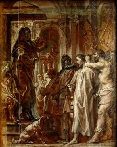 Iisus în fața lui Caiafa, by Jacob Jordaens