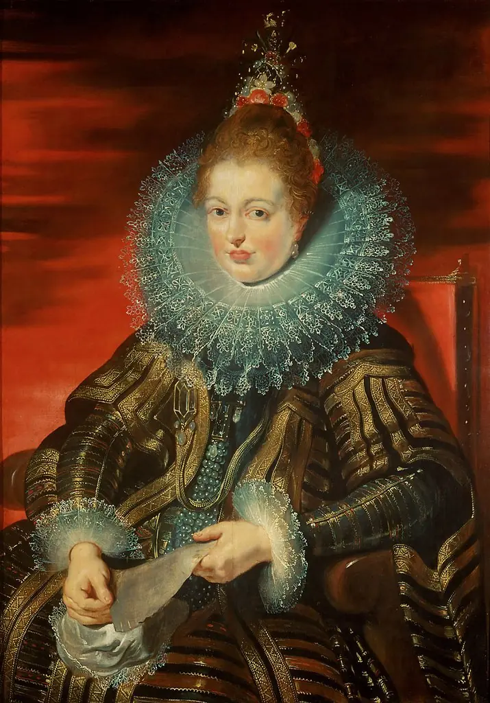 Isabella Clara Eugenia, wife of Albrecht VII, by Jacob Jordaens