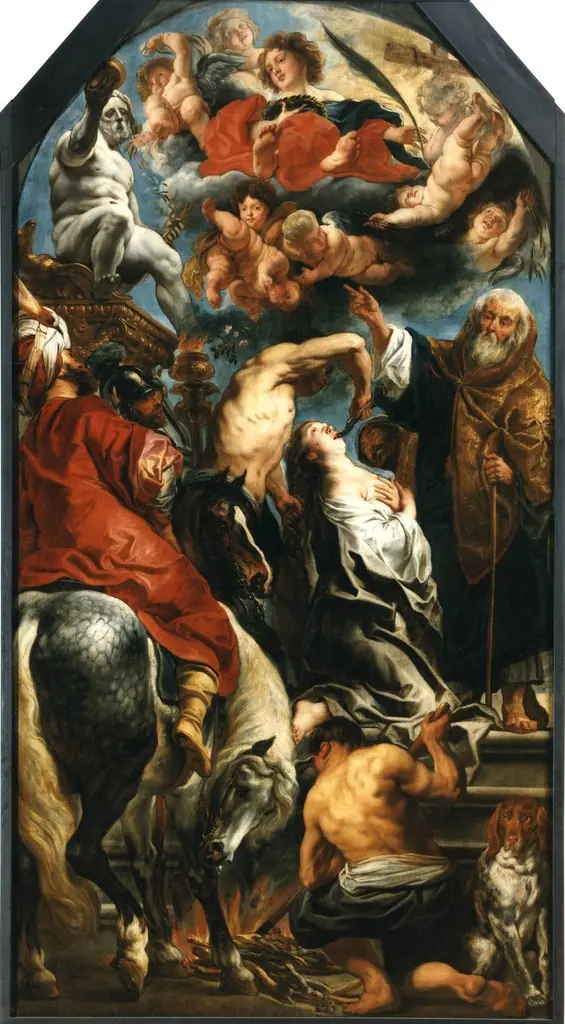 Martyrdom of St. Apollonia, by Jacob Jordaens