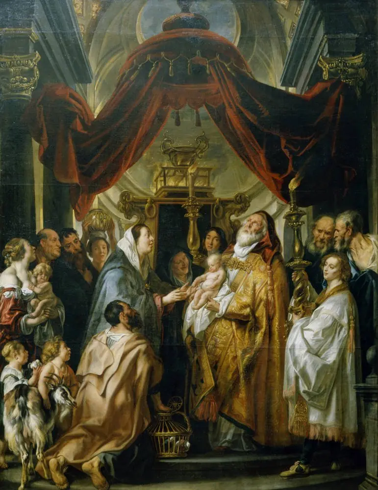 Presentation of Jesus Christ at the Temple, by Jacob Jordaens