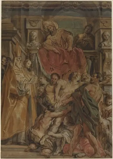 Saint Martin of Tours Healing the Servant of Tetrodius, by Jacob Jordaens