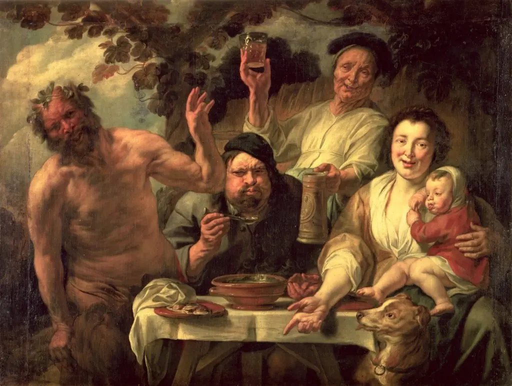 Satyr and the Peasant, by Jacob Jordaens