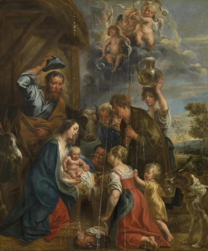 The Adoration of the Shepherds, by Jacob Jordaens