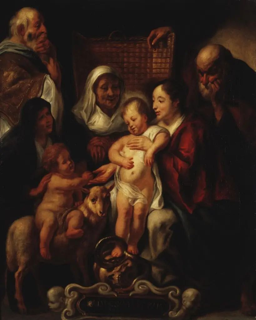 The Holy Family (Hermitage), by Jacob Jordaens
