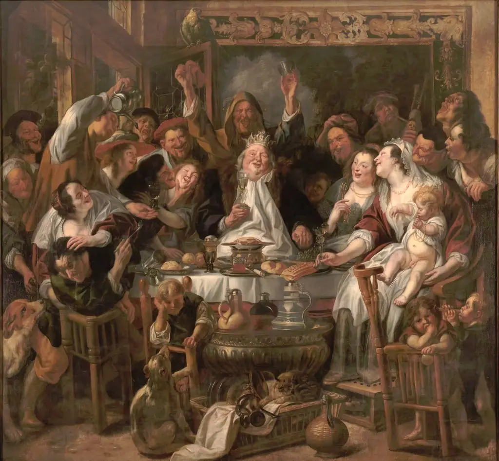 The King Drinks, by Jacob Jordaens