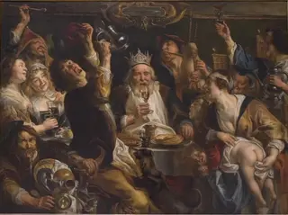 The King Drinks, by Jacob Jordaens, 1640