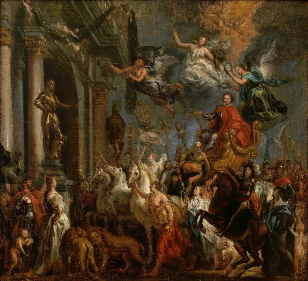 The Triumph of Frederik Hendrik, by Jacob Jordaens, oil, 1650
